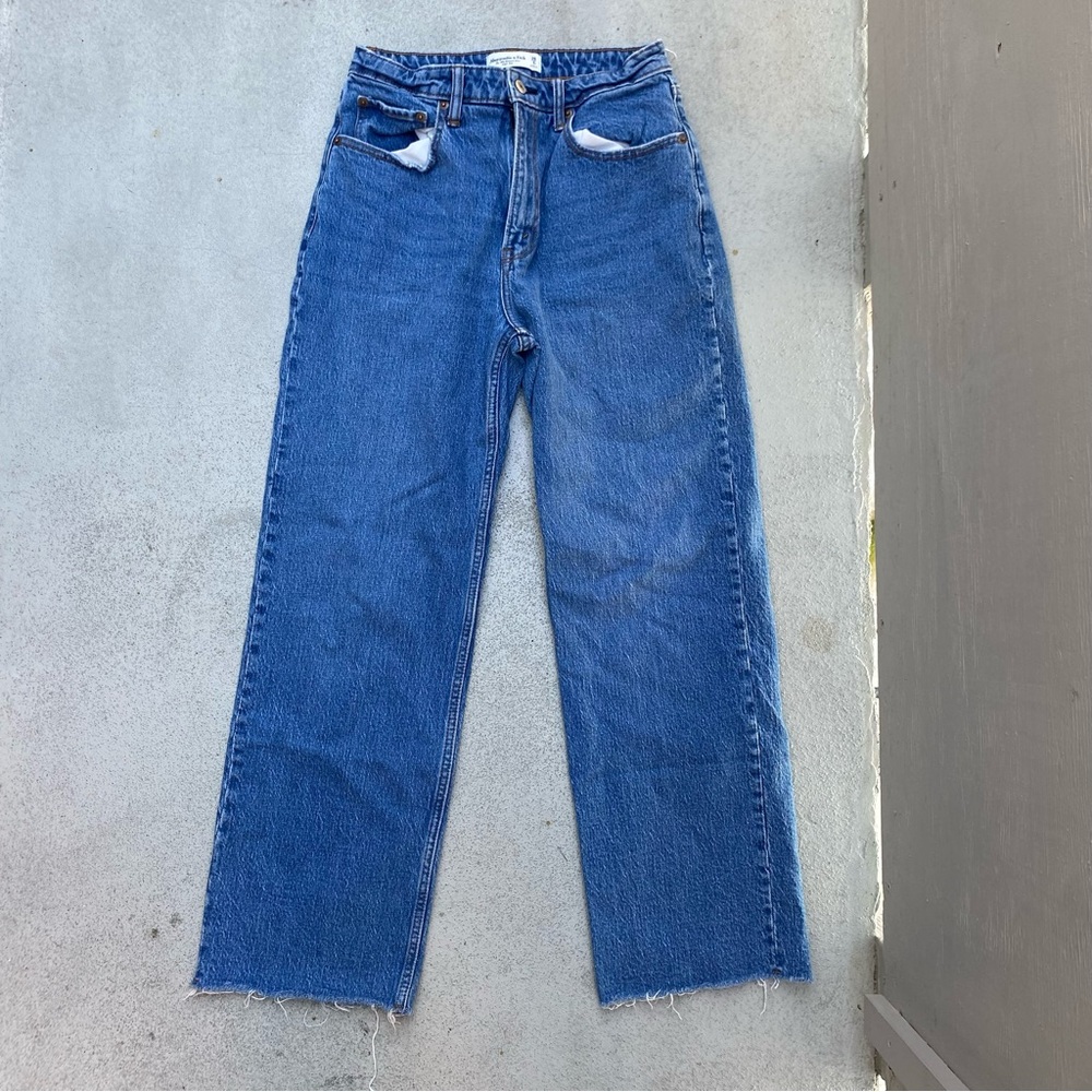 Abercrombie & Fitch Classic Blue High Rise Jeans